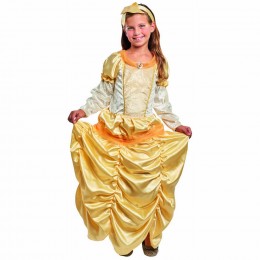 Robe de princesse jaune or 4/6 ans