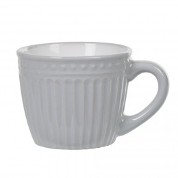 Tasse expresso grise relief 9 cl