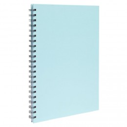 Cahier à spirales bleu A4 160 pages