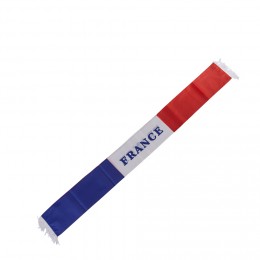 Écharpe de supporter imprimé France drapeau tricolore