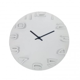 Horloge ronde originale blanche