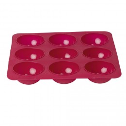 Moule silicone rose 9 dômes