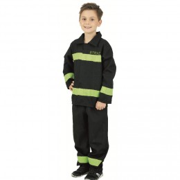 Déguisement enfant Pompier haut et pantalon 11/14 ans