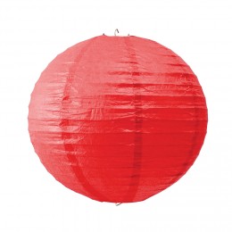 Lanterne chinoise en papier rouge