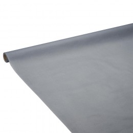 Nappe en papier voie sèche effet tissu gris clair 4 m