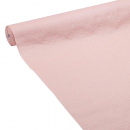 Nappe gauffrée rose pâle en papier L 20 m
