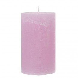 Bougie cylindrique cire rose
