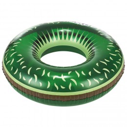 Bouée gonflable design kiwi vert et marron