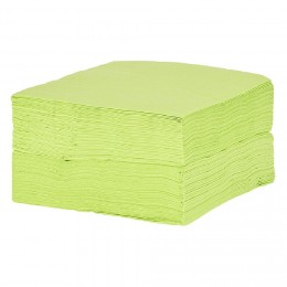 Serviettes en papier vert anis x 100