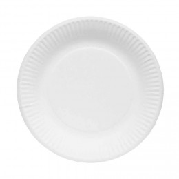 Assiette en carton blanc x 150