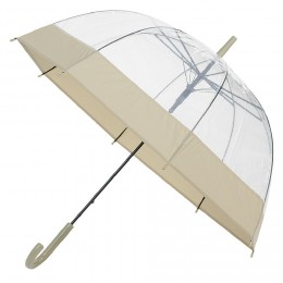 Parapluie canne transparent