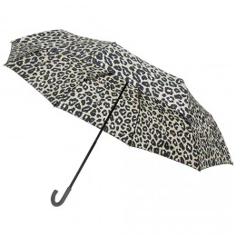 Parapluie canne imprimé léopard