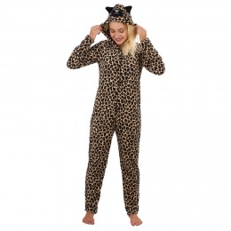 Pyjama combinaison chat léopard Taille S