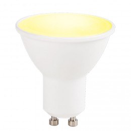 Ampoule LED connectée blanc ajustable GU10 40 W