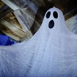 Suspension Halloween fantôme blanc