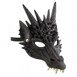 Masque enfant dragon noir