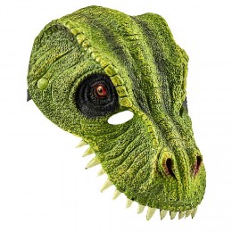 Masque enfant dinosaure vert