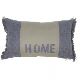 Coussin gris et taupe HOME