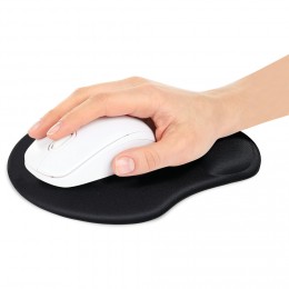 Tapis de souris repose poignet ergonomique noir