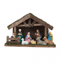 Crèche de Noël et ses 6 santons