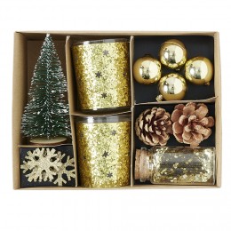 Set de Noël décoration de table doré