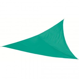 Voile d’ombrage triangulaire Delta bleu émeraude 300x300 cm