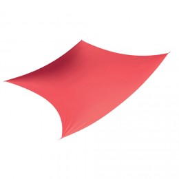 Voile d'ombrage carré Square rouge 290x290 cm