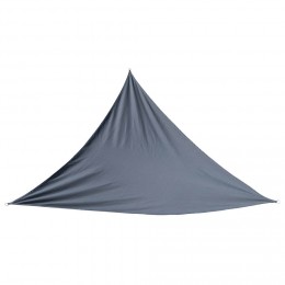 Voile d’ombrage triangulaire Delta gris 200x200 cm