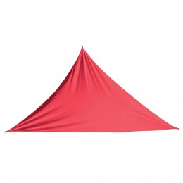 Voile d’ombrage triangulaire Delta rouge 200x200 cm