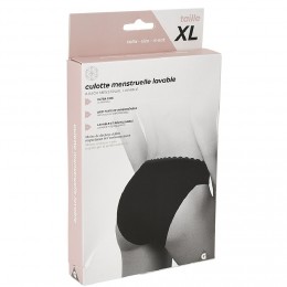Culotte menstruelle lavable noir Taille XL