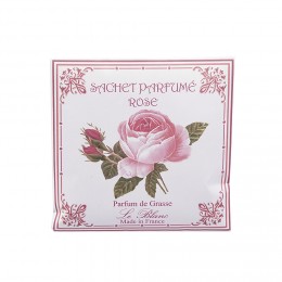 Sachet parfumé senteur rose parfum de grasse Le Blanc