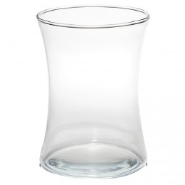 Vase transparent Ø14xH19 cm