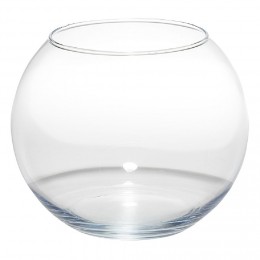 Vase boule transparent Ø13/19xH15,5 cm