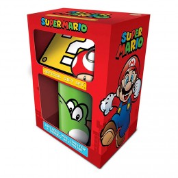 Coffret cadeau Nintendo Yoshi mug sous-verre porte-clé 3pcs