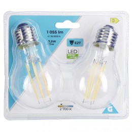 Ampoule LED filament E27 A60 1055lms  x2