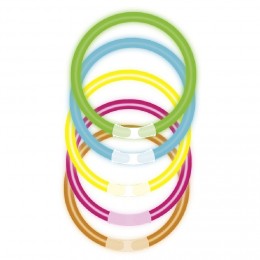 Bracelets lumineux en plastique x100