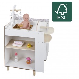 Nurserie table à langer en bois certifié FSC® Storiz