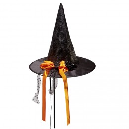 Chapeau de sorcière avec nœud