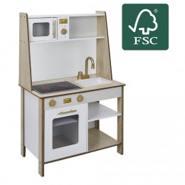 Cuisine / Stand de glace en bois certifié FSC® 2 en 1