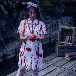 Déguisement infirmière zombie taille M