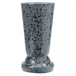 Vase funéraire céramique gris H29 cm