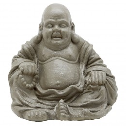 Bouddha rieur assis minéral