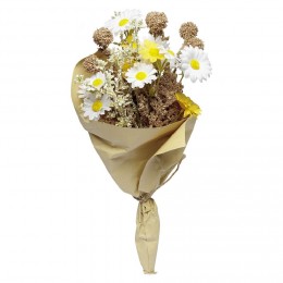 Bouquet artificiel fleurs séchées H.40 cm