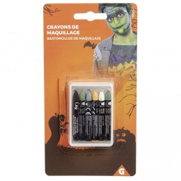 Crayons maquillage Halloween x6