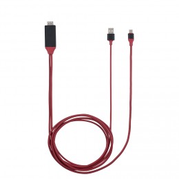 Câble de connexion 3en1 USBC HDMI USB 2m