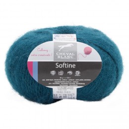 Fil à tricoter Softine bleu 50 g