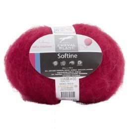 Fil à tricoter Softine rouge 50 g