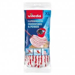Recharge microfibre Vileda pour balai espagnol SuperMocio