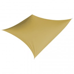 Voile d'ombrage Gala rectangulaire jaune ocre 300x400cm
