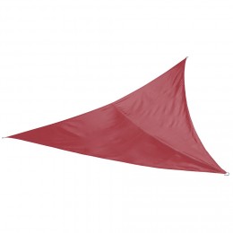 Voile d'ombrage Delta triangulaire rouge 200x200x200cm
